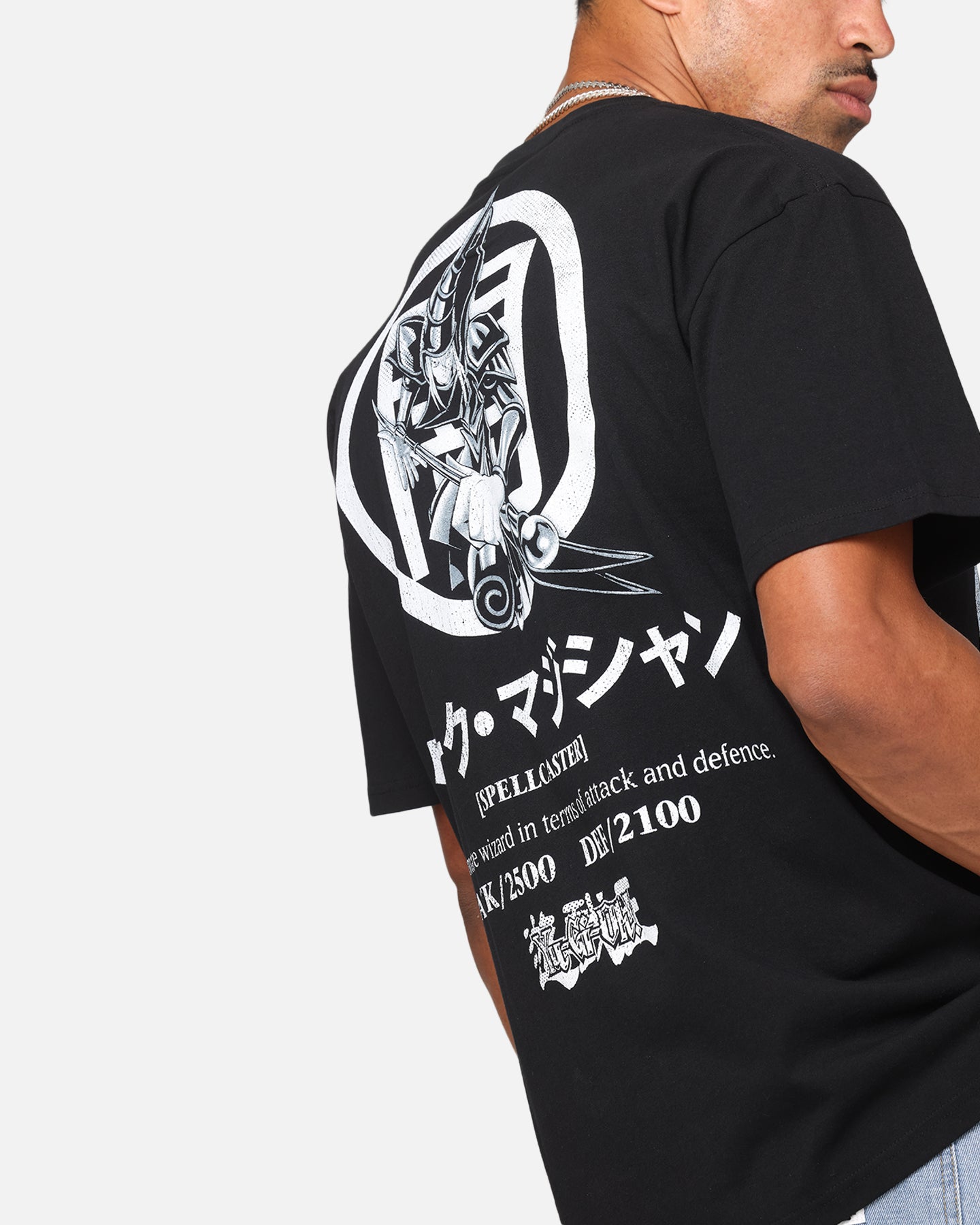 Yu-Gi-Oh! Dark Magician Card Heavyweight T-Shirt Black