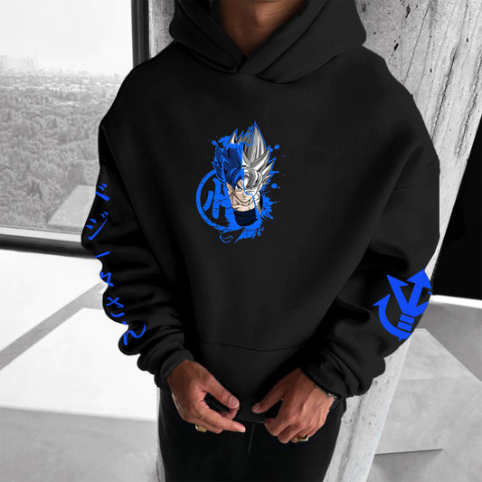 Unisex Anime Print Casual Oversized Hoodie