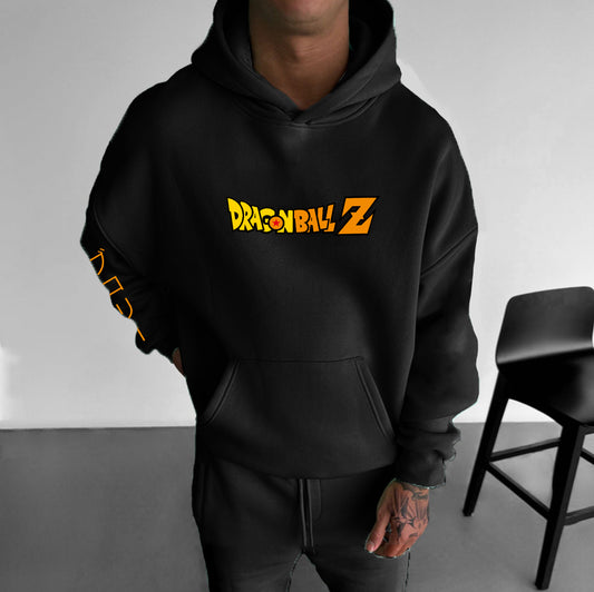 Unisex Anime Print Casual Oversized Hoodie