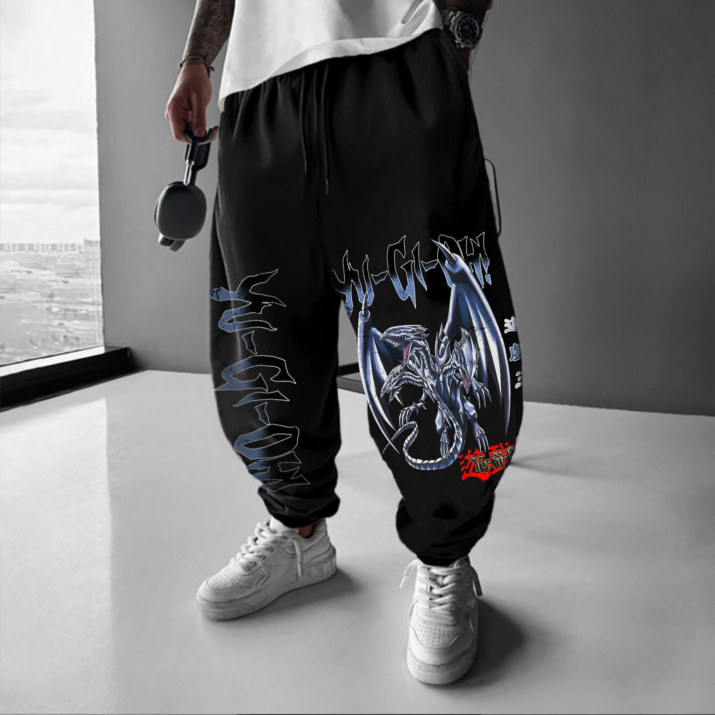 Unisex “Yu-Gi-Oh!” Anime Style Retro Pants
