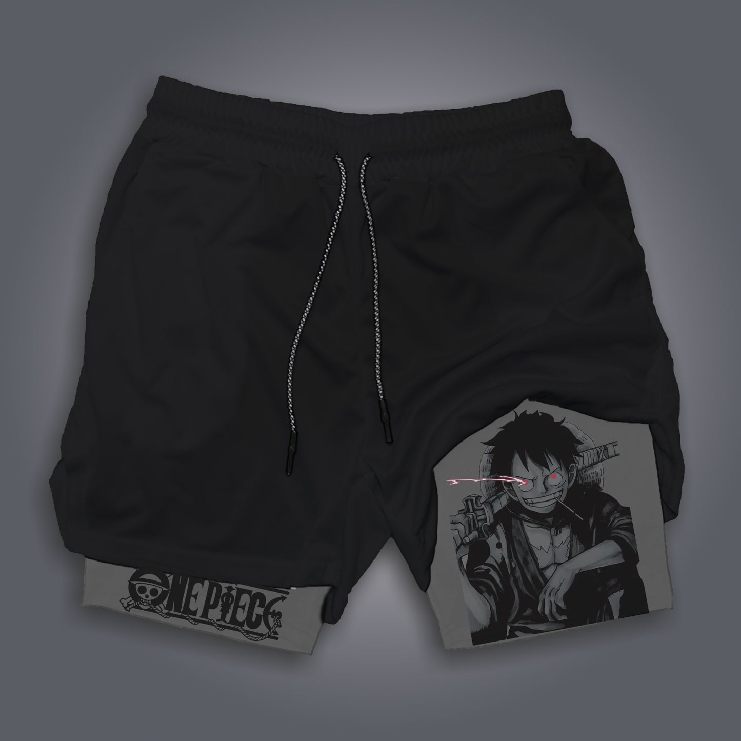 Unisex Casual Anime Streetwear Shorts-AnimeClothe