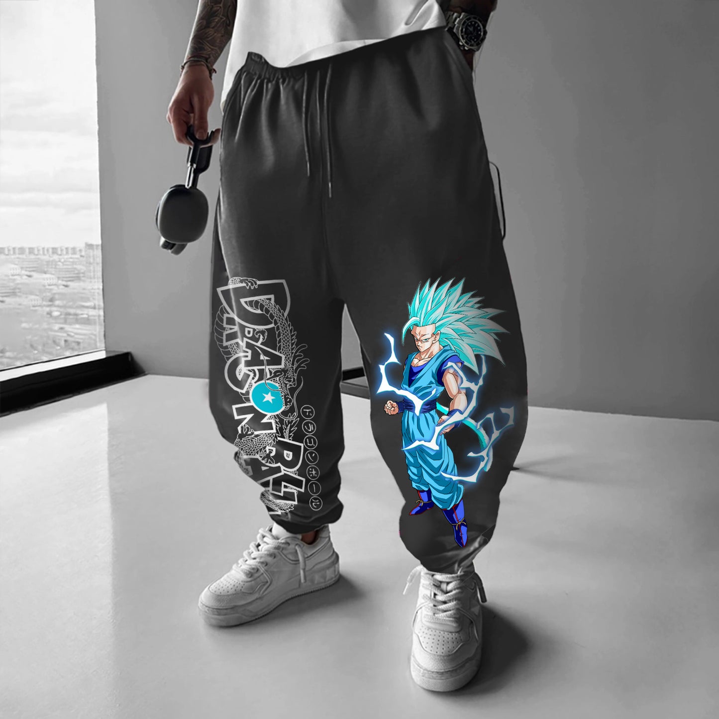 Unisex Casual Anime Streetwear Pants