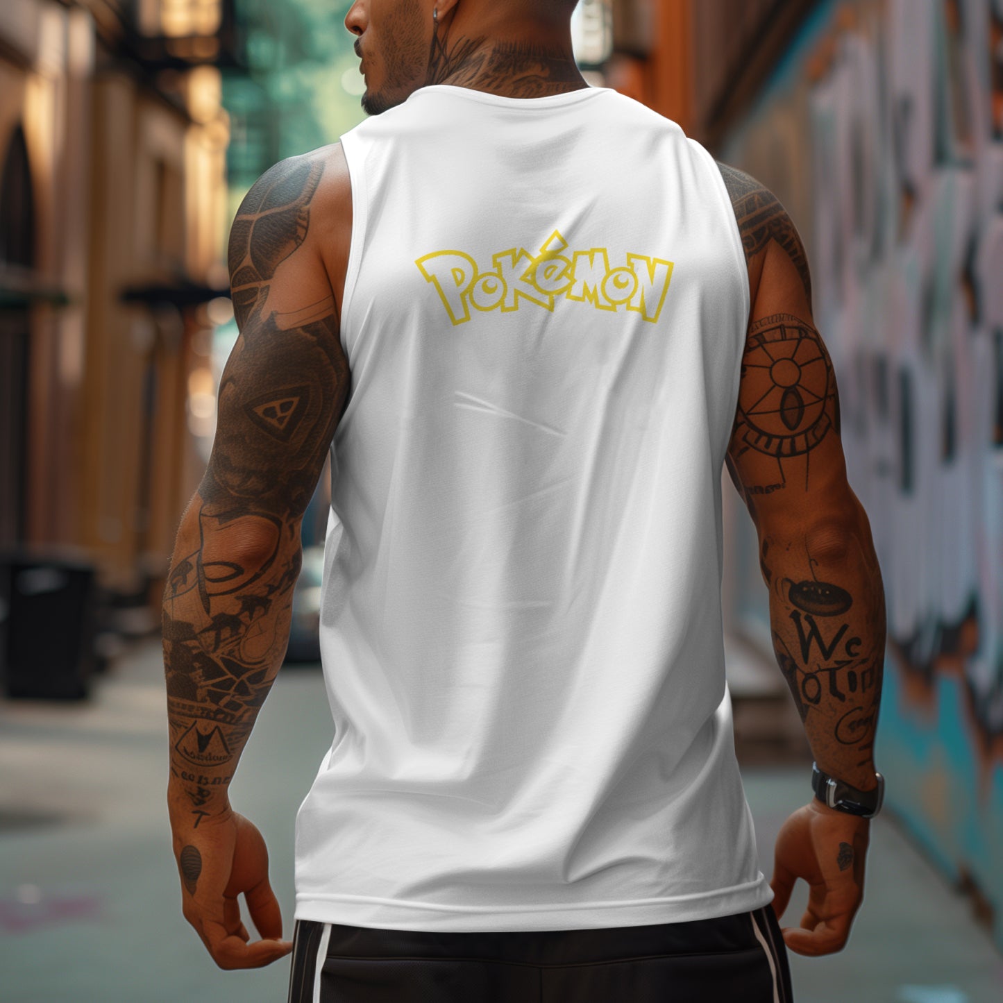Unisex Casual Anime Tank Top