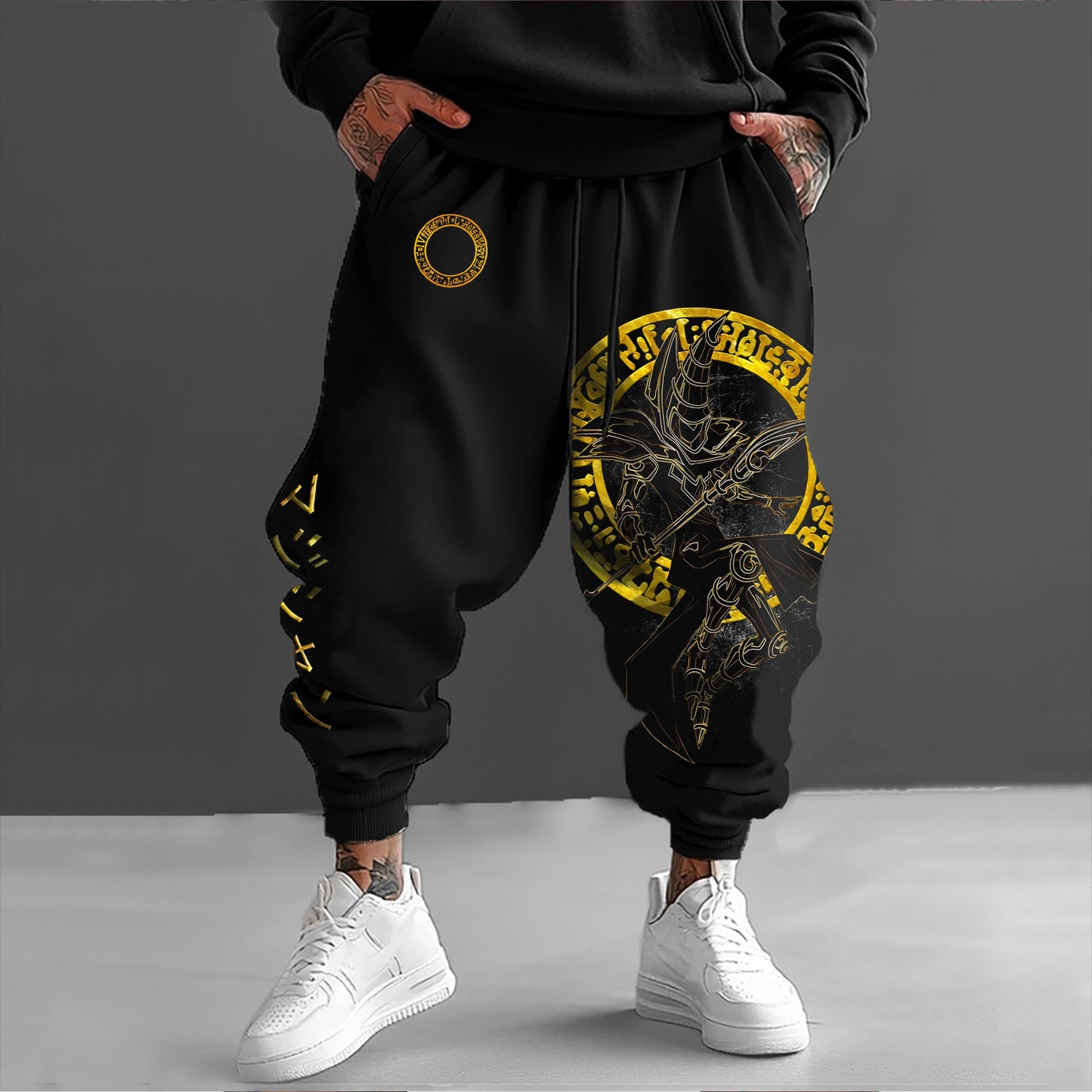 Unisex “Yu-Gi-Oh!” Anime Style Retro Pants