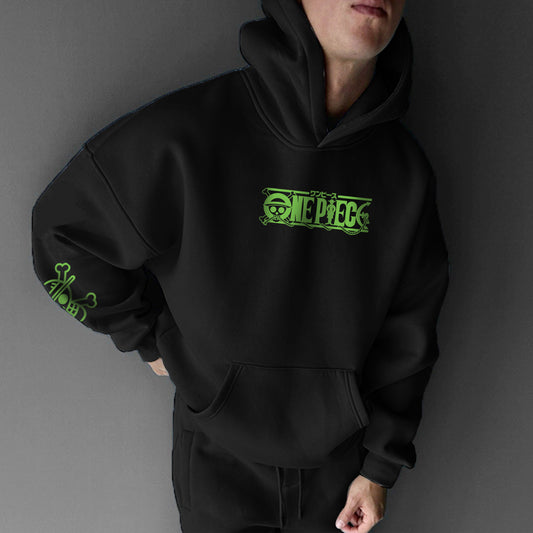 Unisex Oversized Anime Print Hoodie |-Anime x kingdom