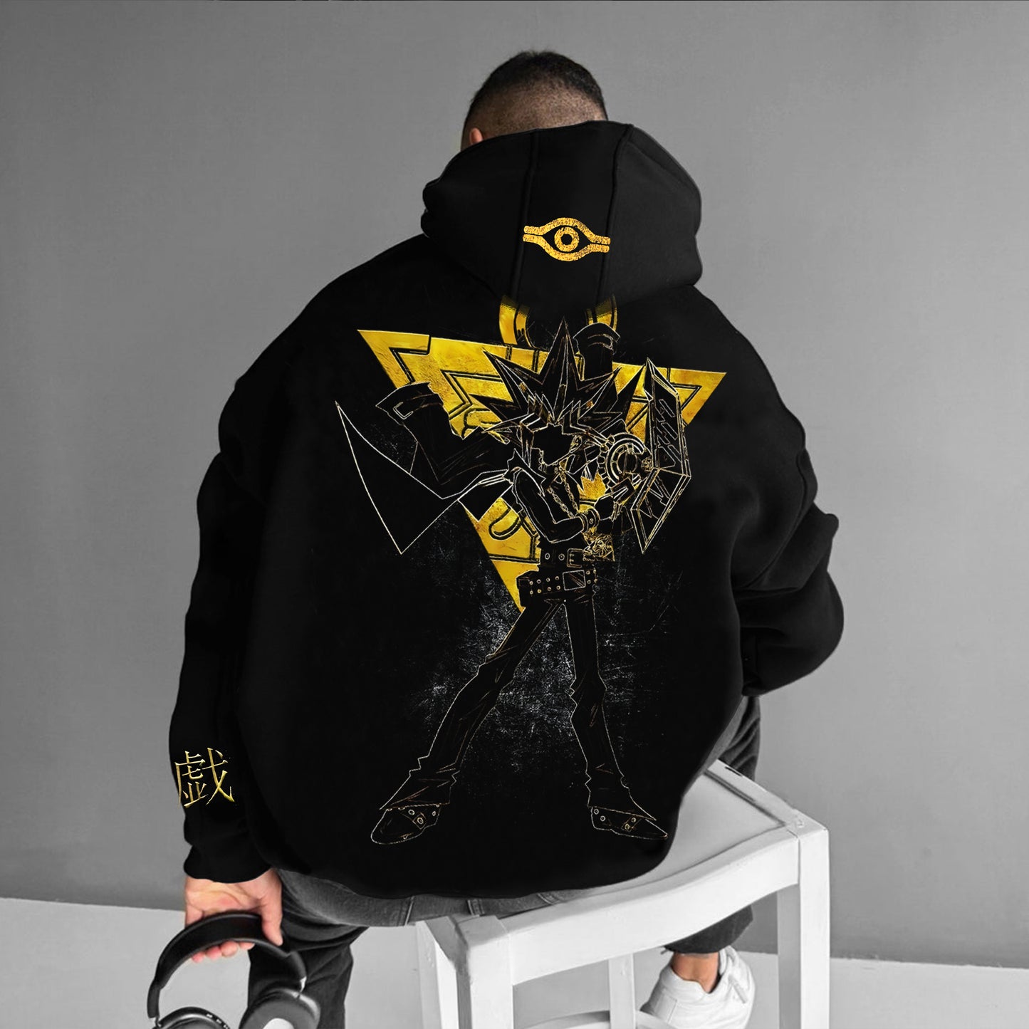Unisex “Yu-Gi-Oh!” Anime Style Retro Hoodie