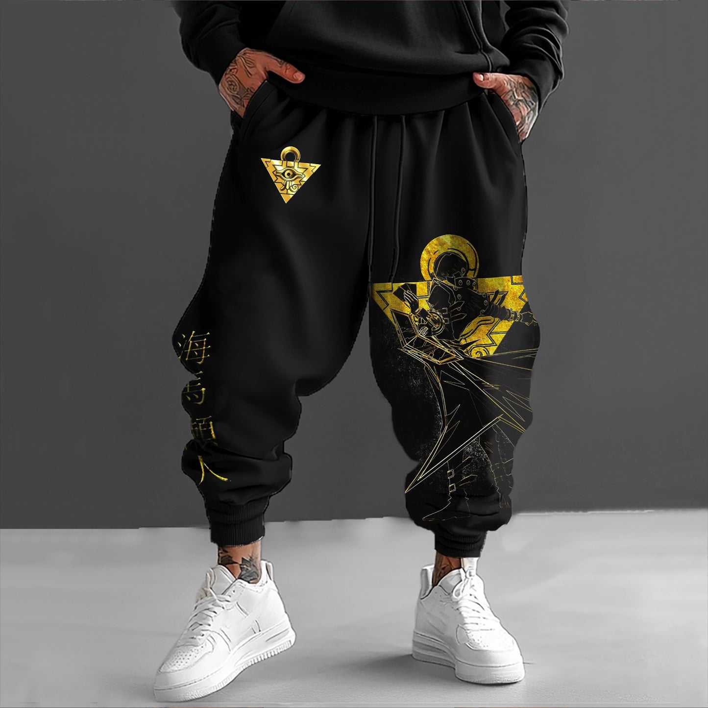 Unisex “Yu-Gi-Oh!” Anime Style Retro Pants