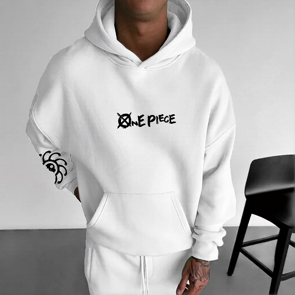Unisex Anime Graphic Streetwear Vintage Hoodie-Anime x kingdom