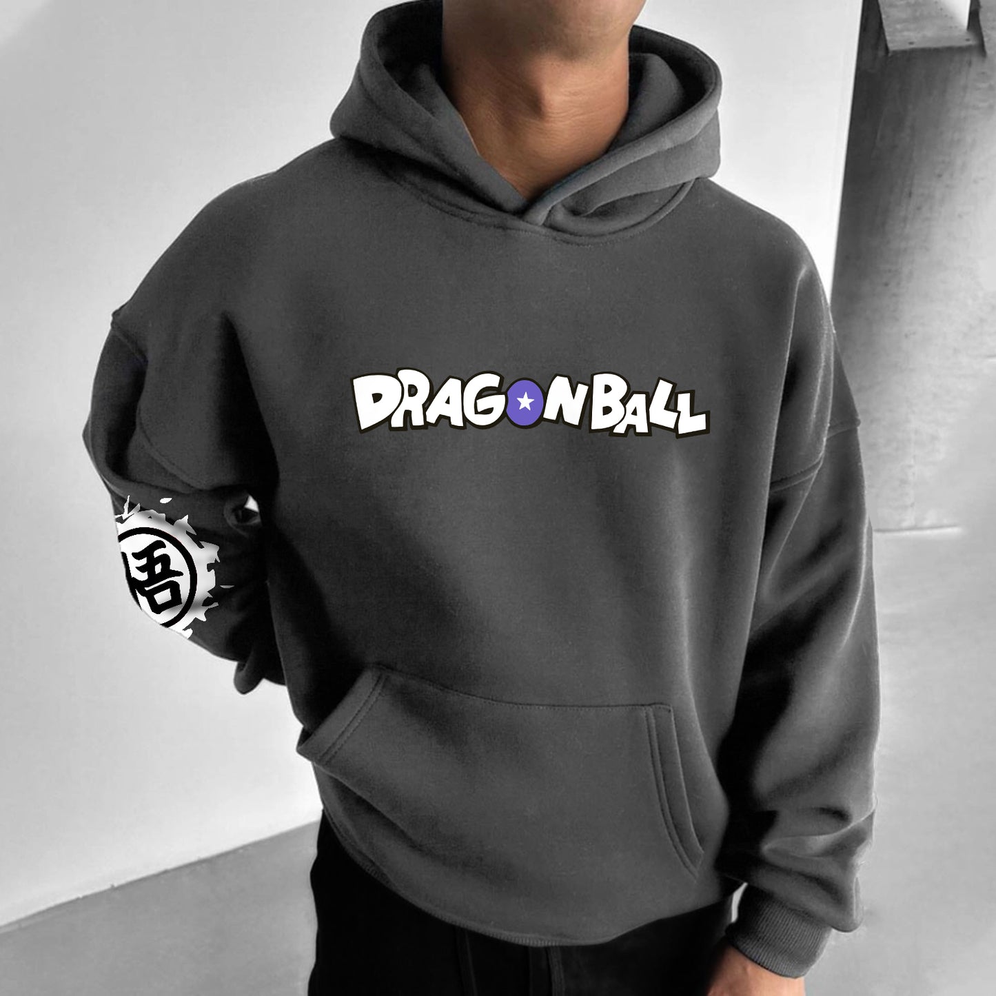 Unisex Anime Print Casual Oversized Hoodie