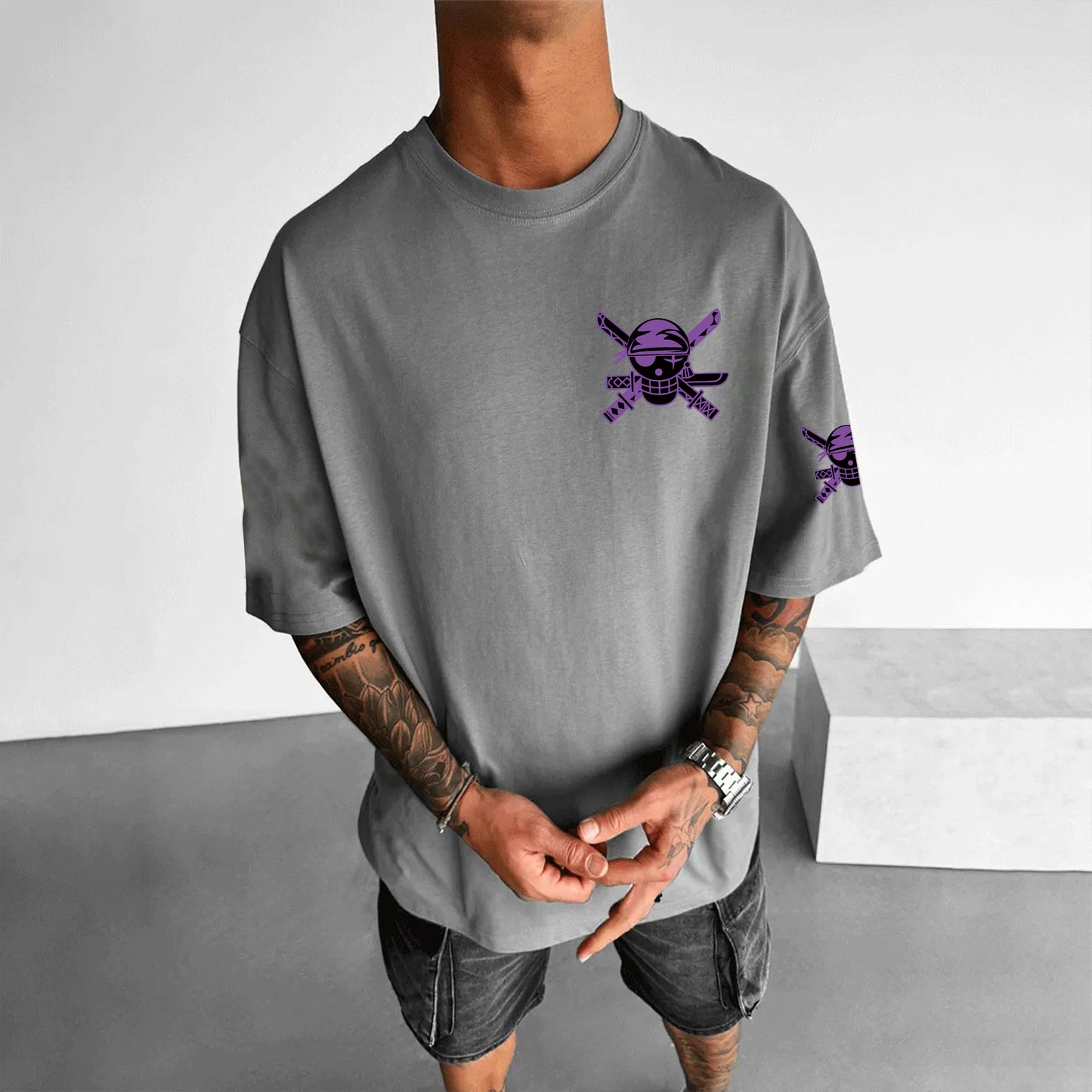 Unisex Anime Inspired Vintage T-Shirt