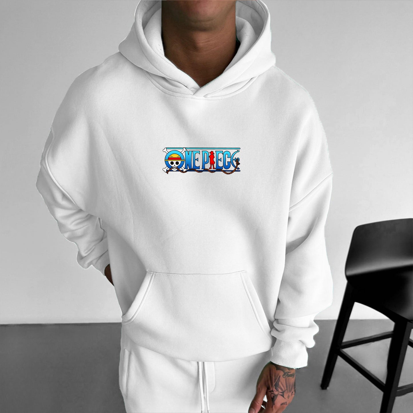 Unisex Oversized Anime Print Hoodie |-Anime x kingdom