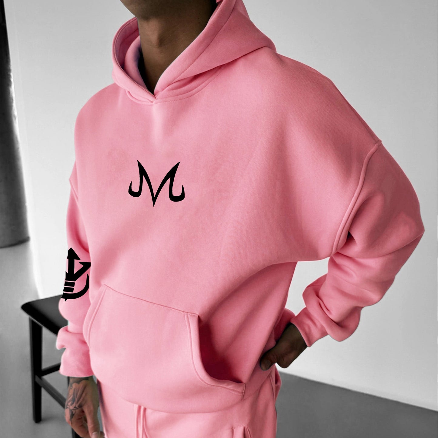 Unisex Anime Print Casual Oversized Hoodie