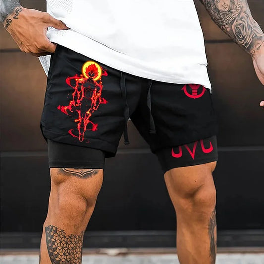 Unisex Casual Anime Streetwear Shorts-Anime x kingdom