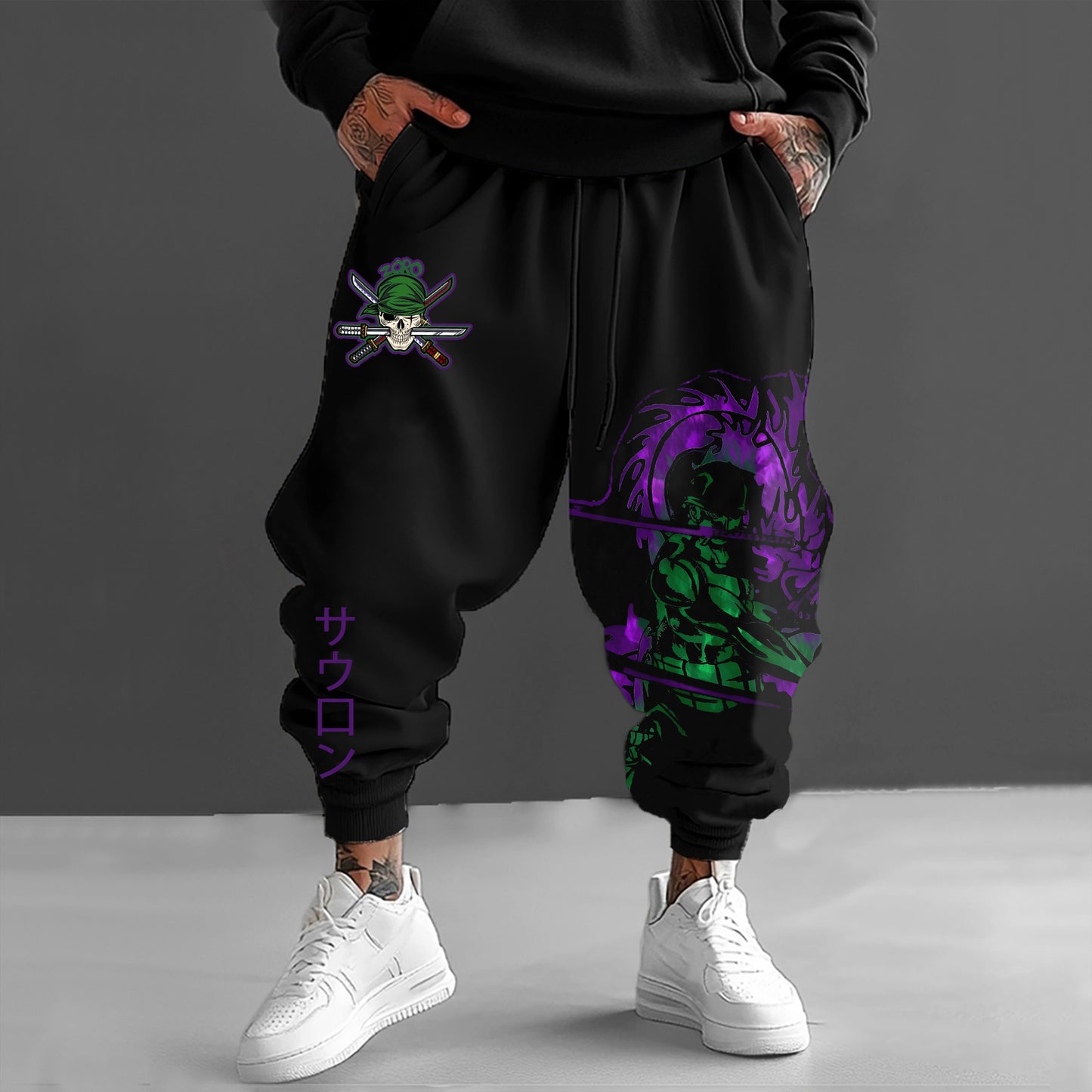 Unisex Anime Inspired Vintage Pants丨