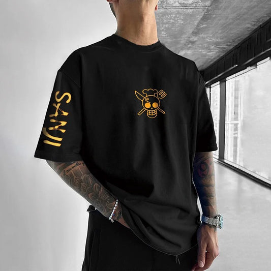 Unisex Anime Inspired Vintage T-Shirt-Anime x kingdom