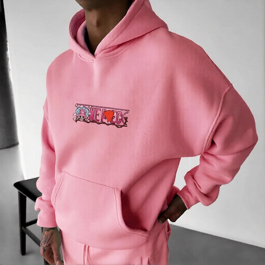 Unisex Anime Graphic Streetwear Vintage Hoodie-Anime x kingdom