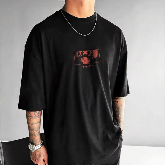 Unisex Anime Inspired Vintage T-Shirt-Anime x kingdom