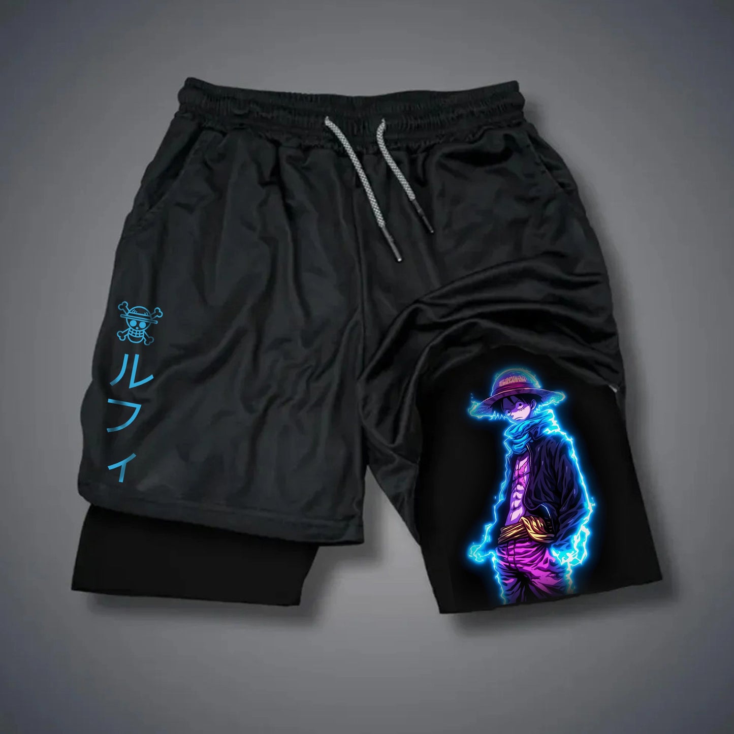 Unisex Casual Anime Streetwear Shorts-Anime x kingdom