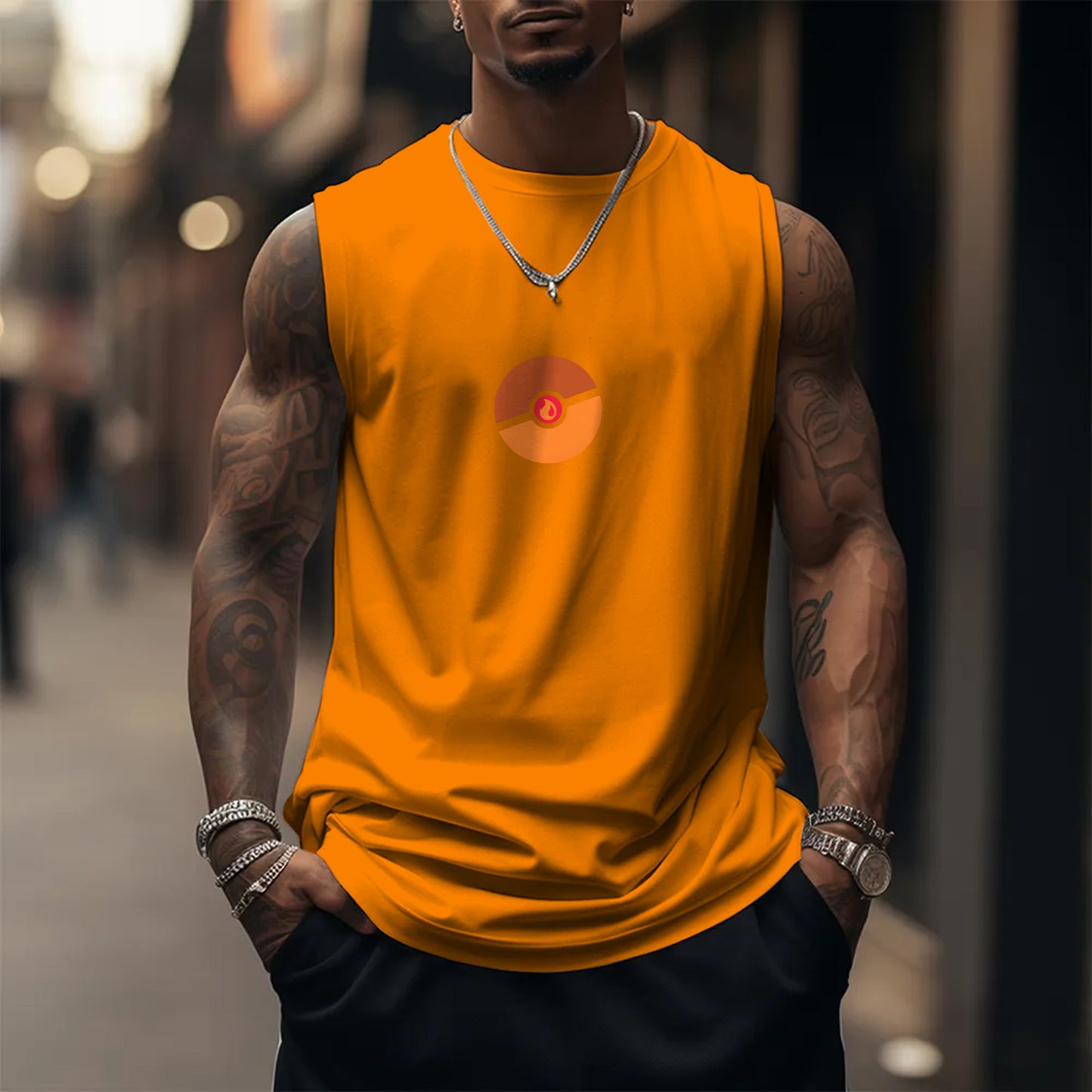 Unisex Casual Anime Tank Top-comicclothing