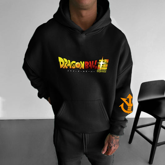 Unisex Anime Print Casual Oversized Hoodie