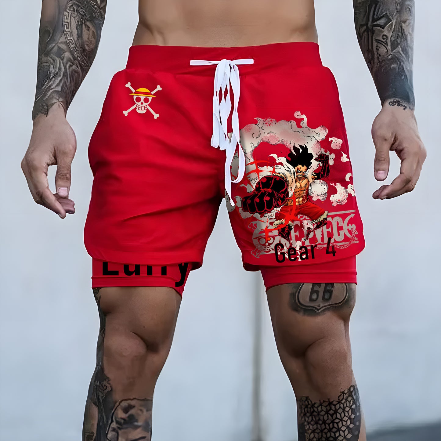 Unisex “ONE PIECE” Casual Anime Streetwear Shorts