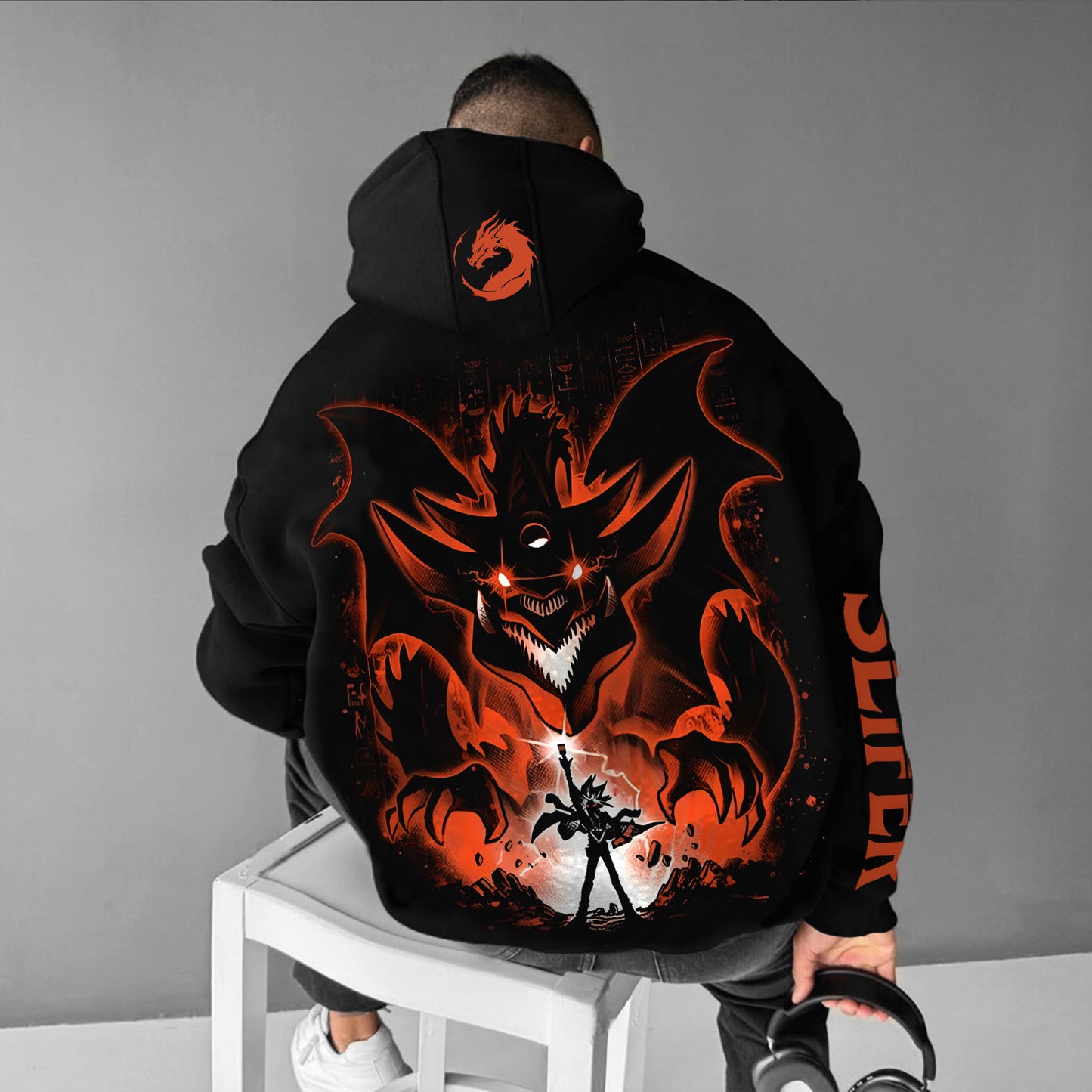 Unisex “Yu-Gi-Oh!” Anime Style Retro Hoodie