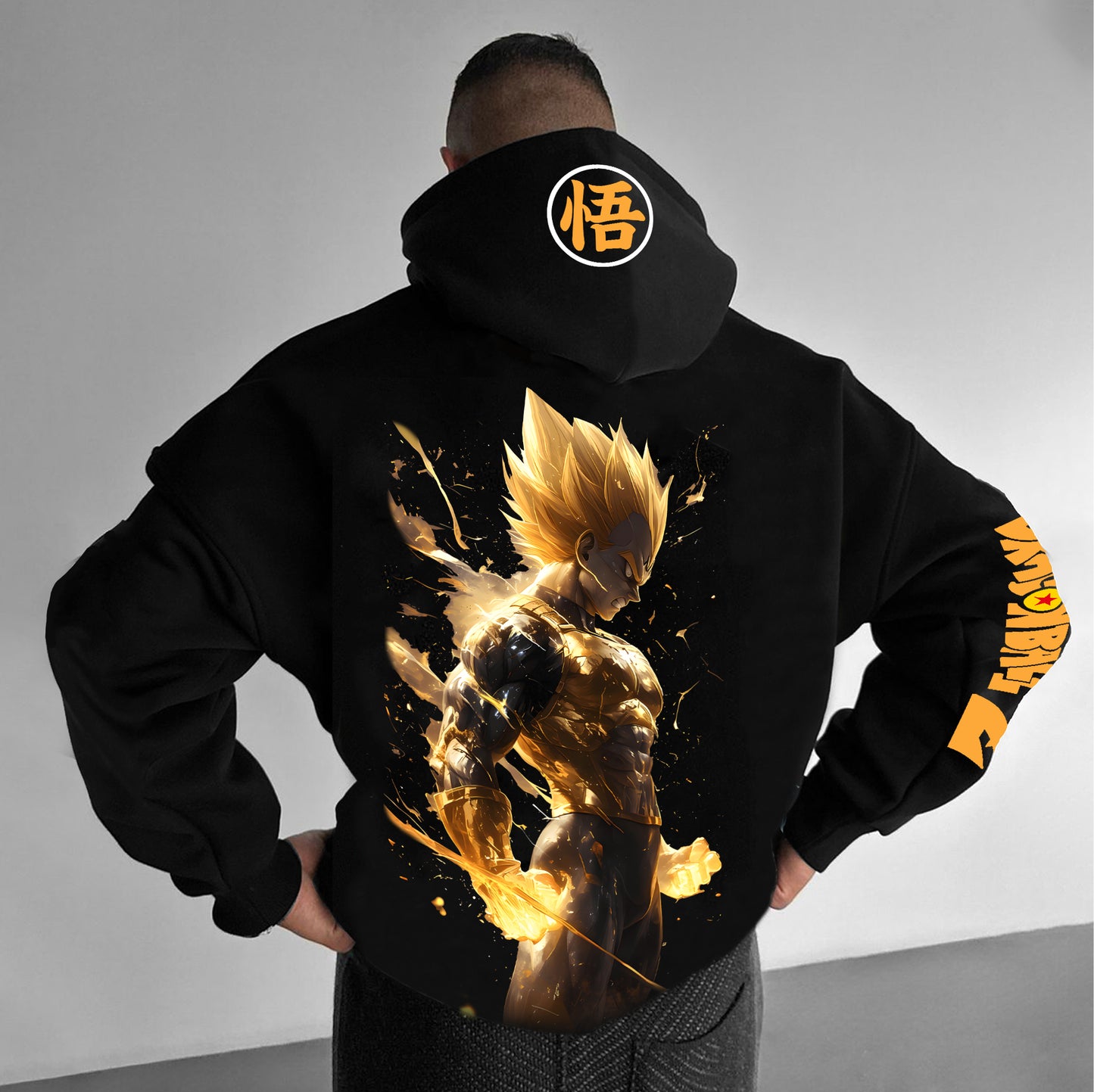Unisex Anime Print Casual Oversized Hoodie