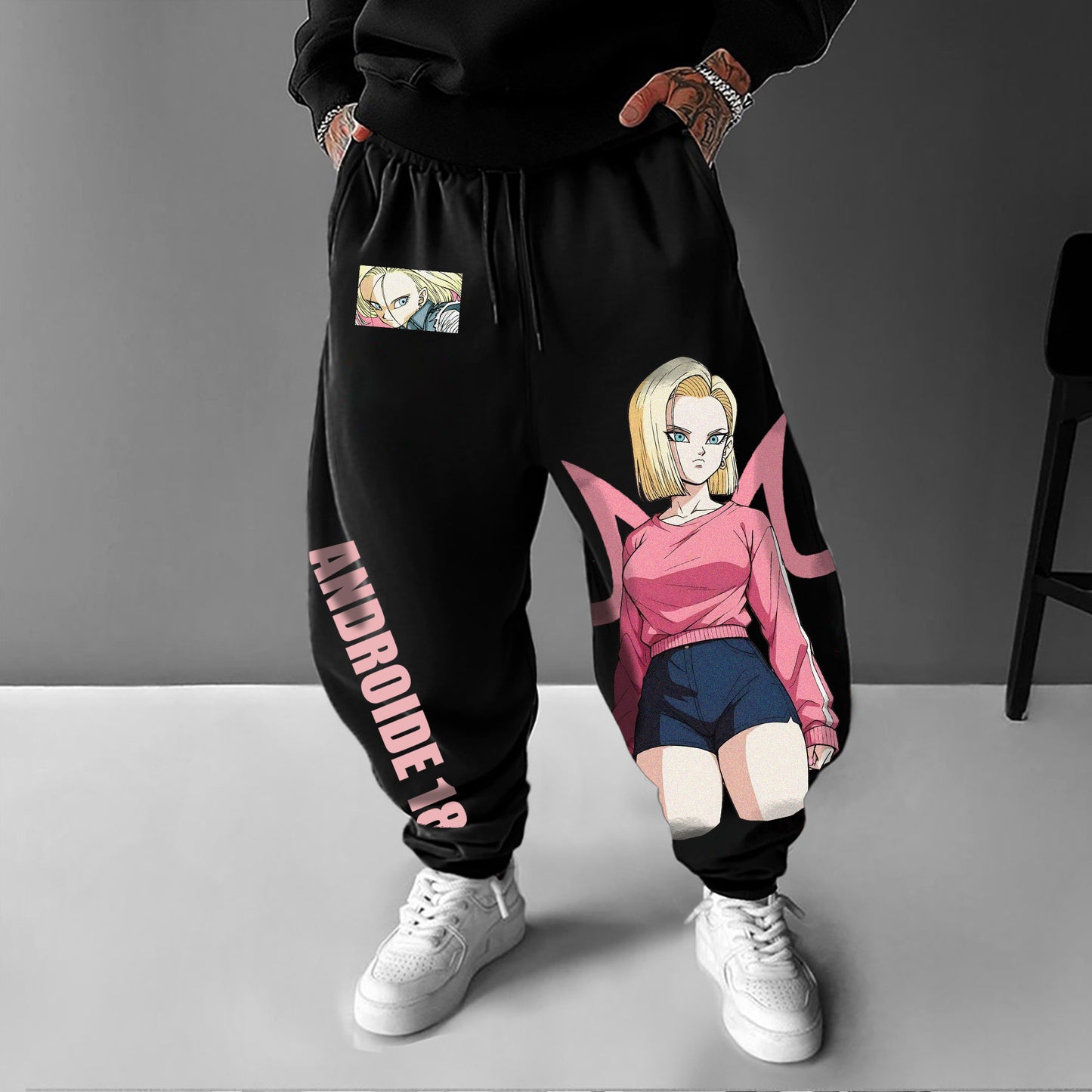 Unisex Casual Anime Streetwear Pants