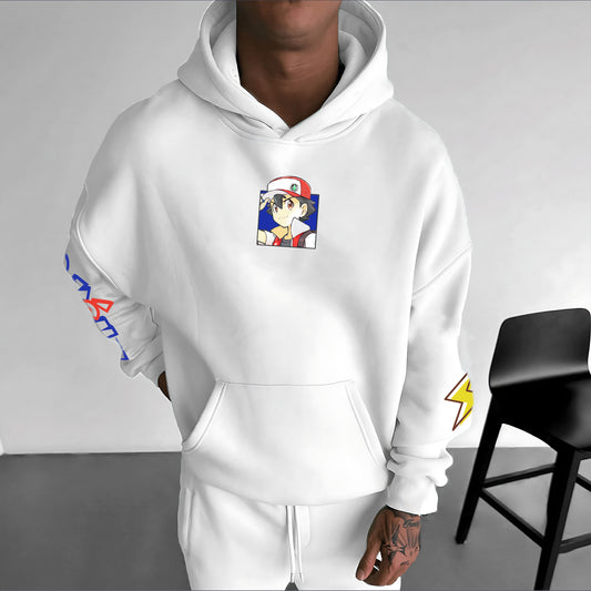 Unisex Anime Graphic Streetwear Vintage Hoodie