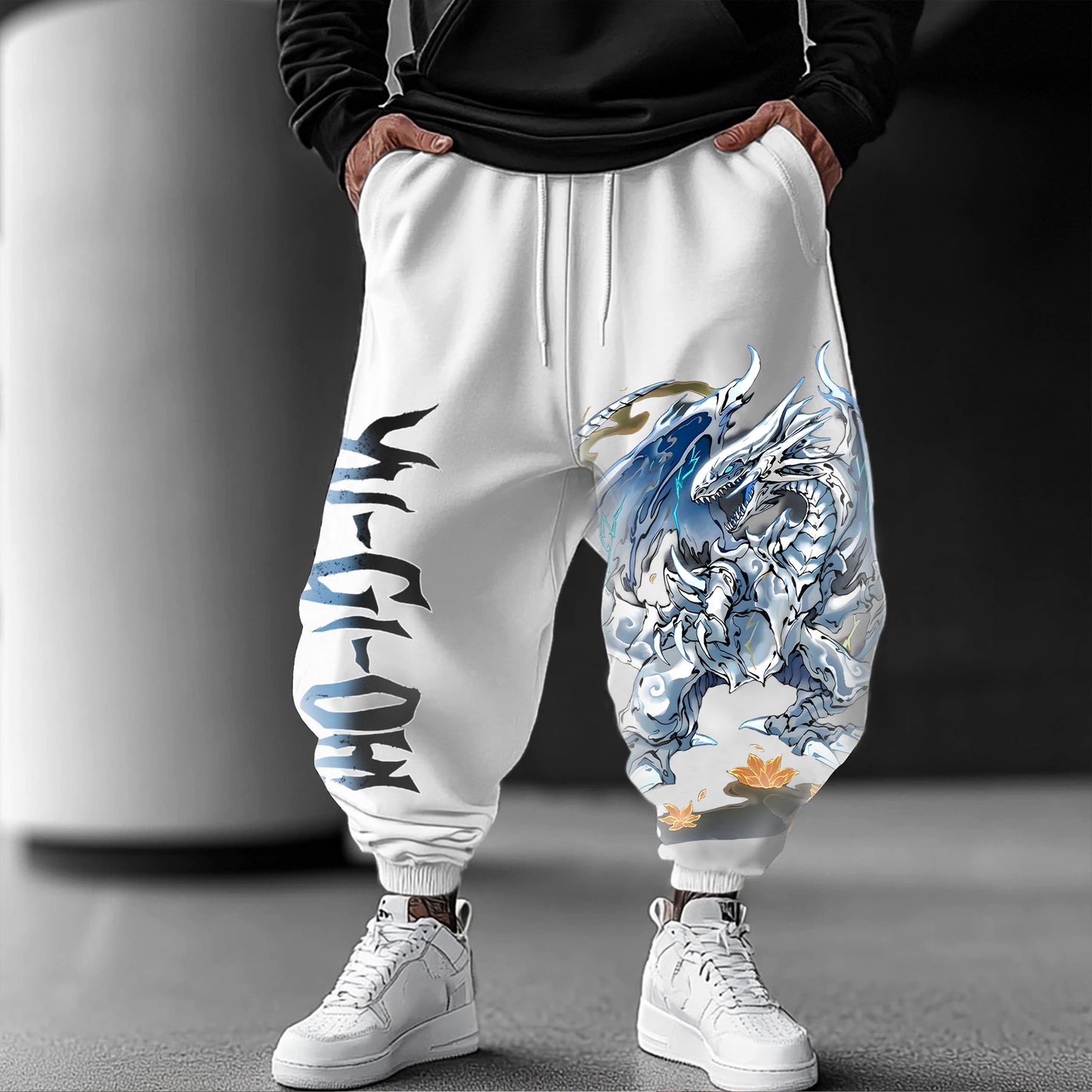 Unisex “Yu-Gi-Oh!” Anime Style Retro Pants-comicclothing