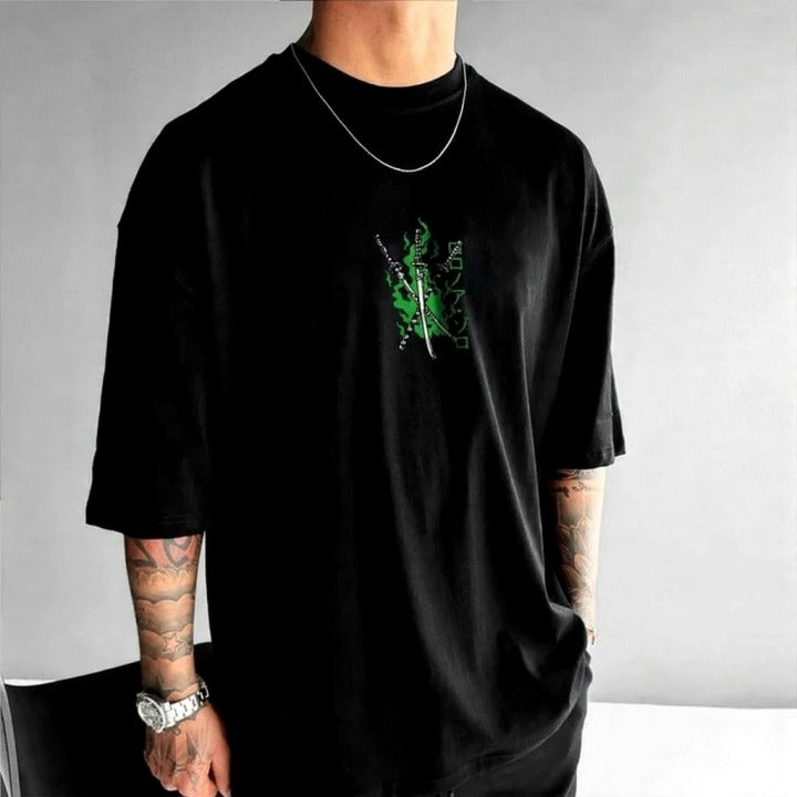 Unisex Anime Inspired Vintage T-Shirt-Anime x kingdom