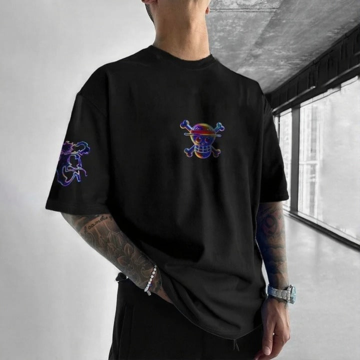 Unisex Anime Inspired Vintage T-Shirt-Anime x kingdom