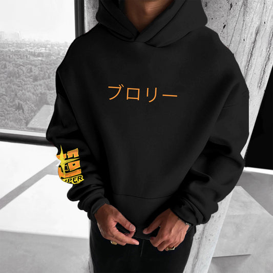 Unisex Anime Print Casual Oversized Hoodie