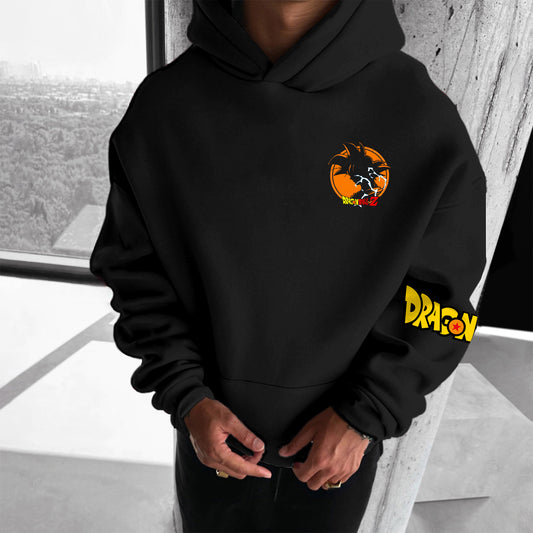 Unisex Anime Print Casual Oversized Hoodie