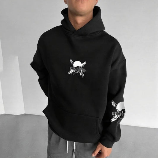 Unisex Anime Graphic Streetwear Vintage Hoodie-Anime x kingdom