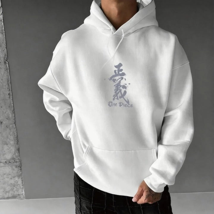 Unisex Anime Graphic Streetwear Vintage Hoodie-Anime x kingdom