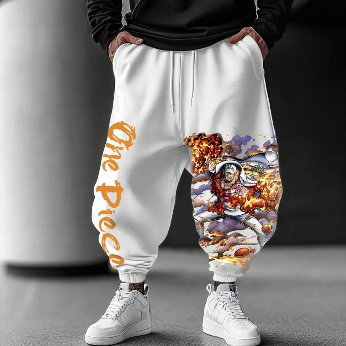 Unisex Anime Inspired Vintage Pants-Anime x kingdom