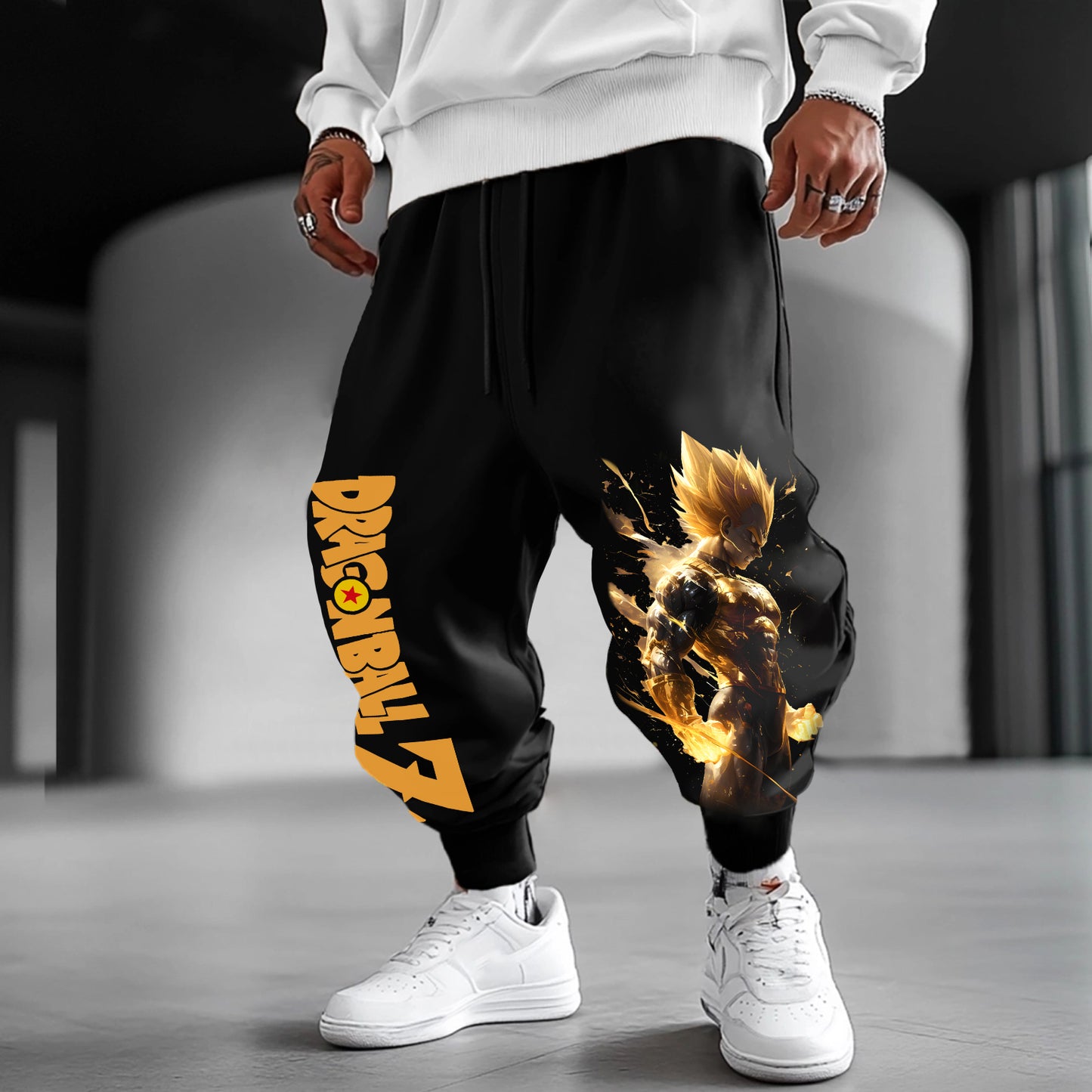 Unisex Anime Printed Gift Oversized Harem Pants