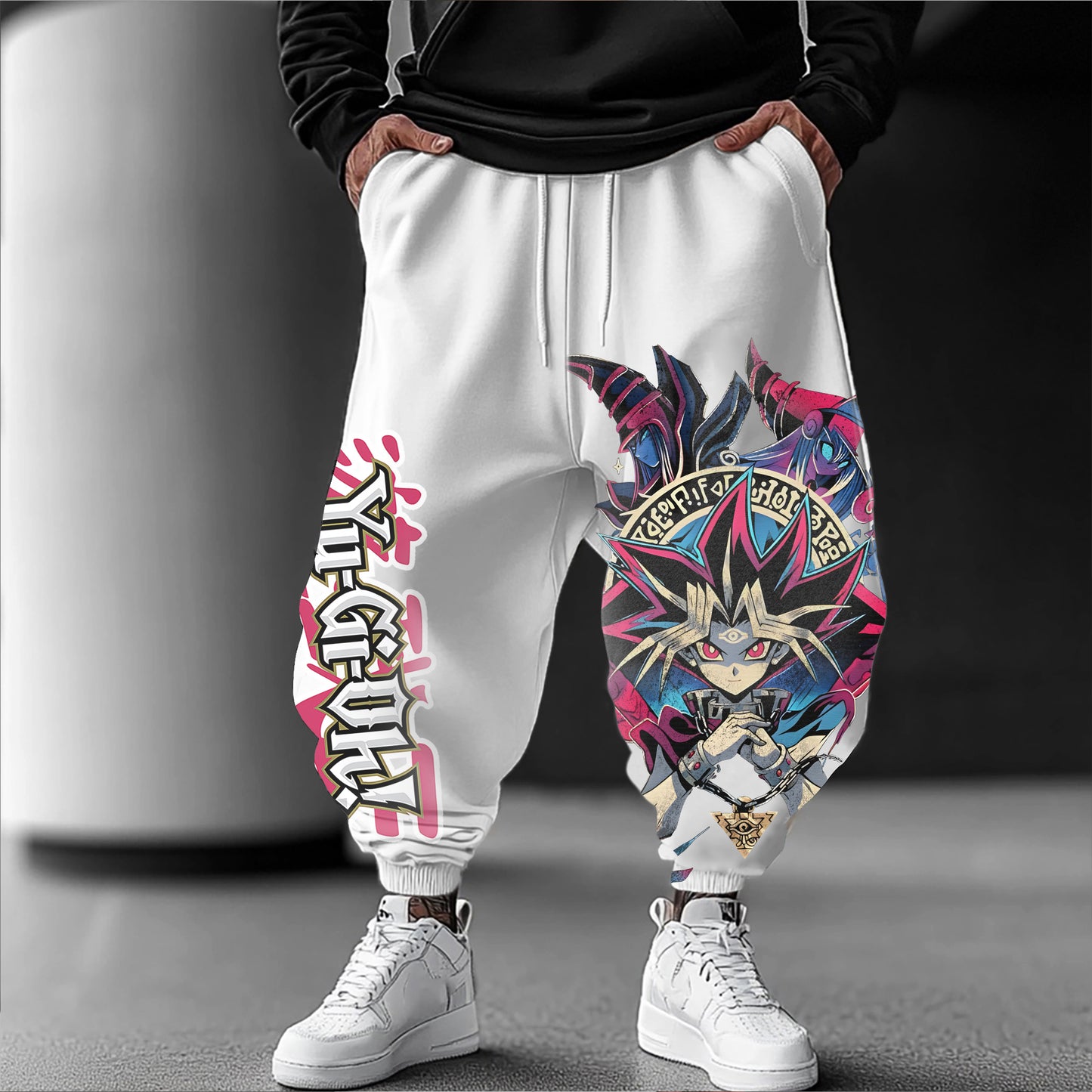 Unisex “Yu-Gi-Oh!” Anime Style Retro Pants