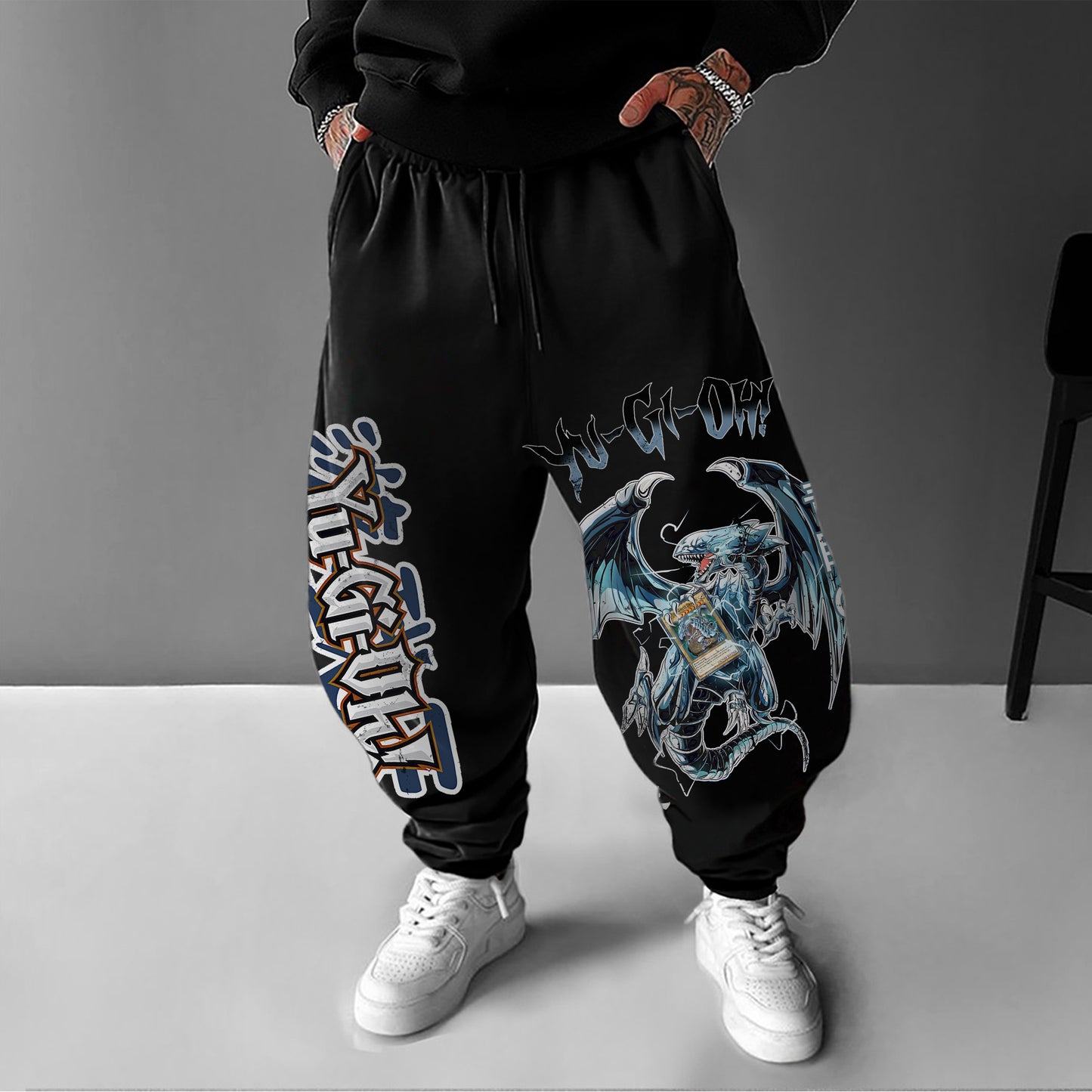 Unisex “Yu-Gi-Oh!” Anime Style Retro Pants