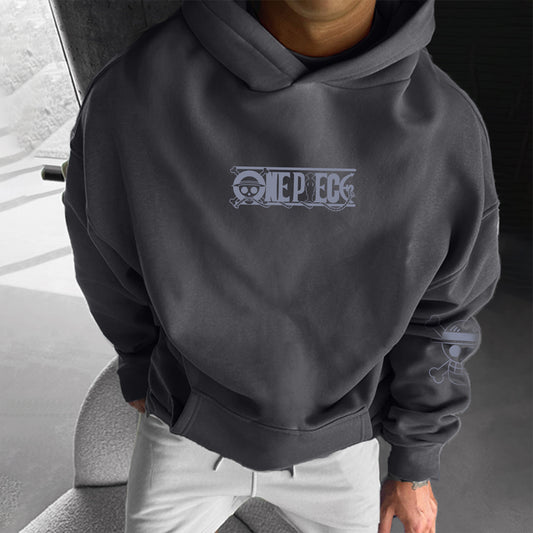 Unisex Anime Graphic Streetwear Vintage Hoodie-Anime x kingdom