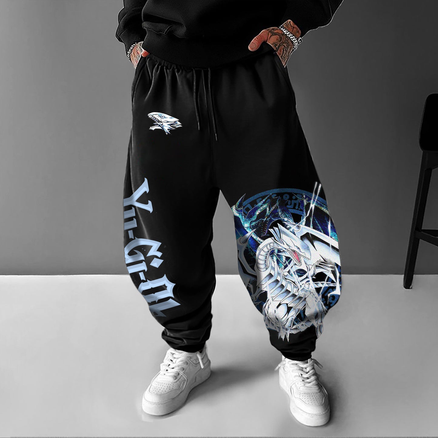 Unisex “Yu-Gi-Oh!” Anime Style Retro Pants