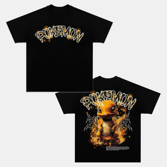 CHARMANDER – THE FIRE TAIL VINTAGE OVERSIZED TEE POKÉMON-comicclothing