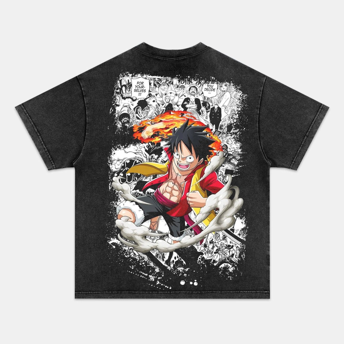 LUFFY VINTAGE TEE丨ONE PIECE-comicclothing