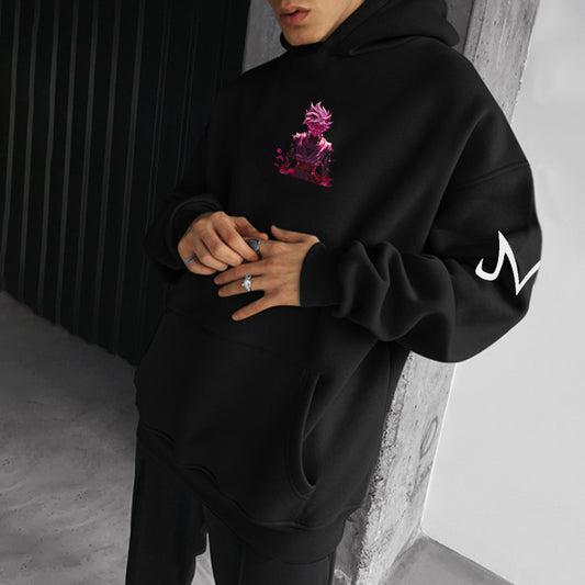 Unisex Anime Print Casual Oversized Hoodie