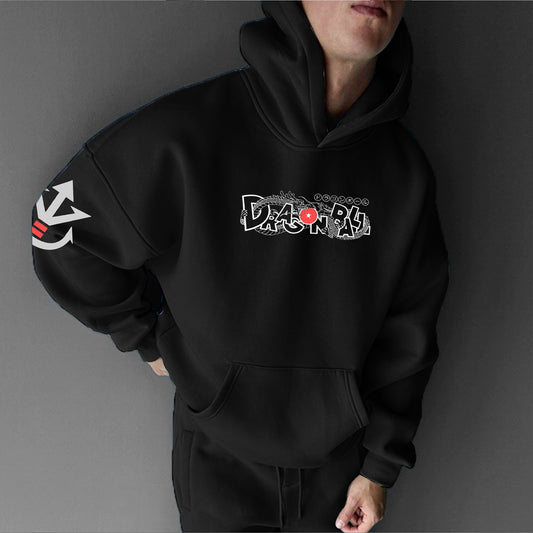 Unisex Anime Print Casual Oversized Hoodie