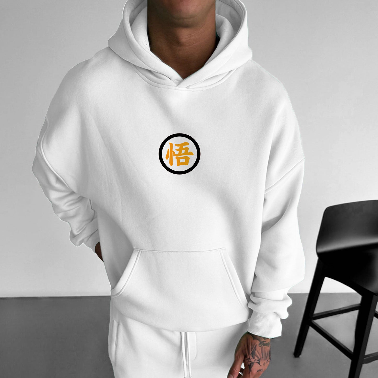 Unisex Anime Print Casual Oversized Hoodie