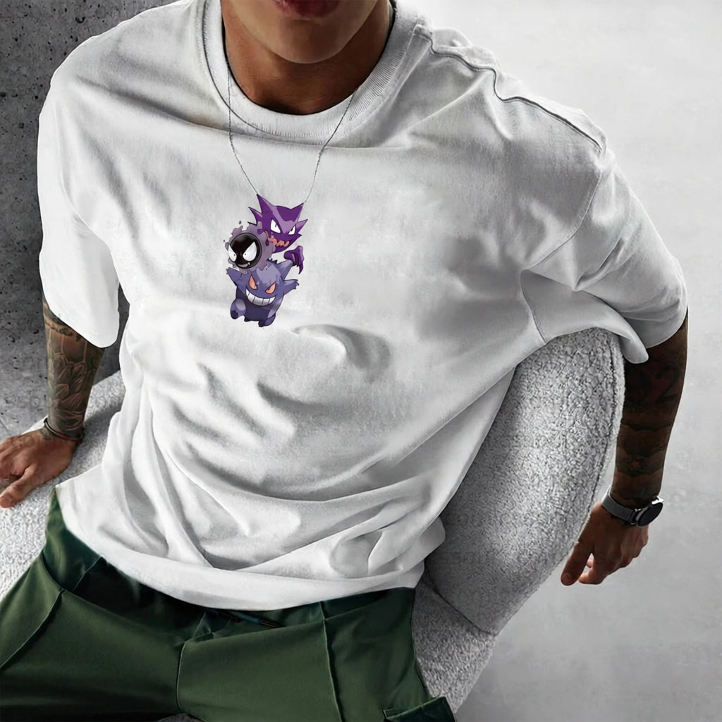Pokémon Unisex Anime Gengar T-shirt-Anime x kingdom