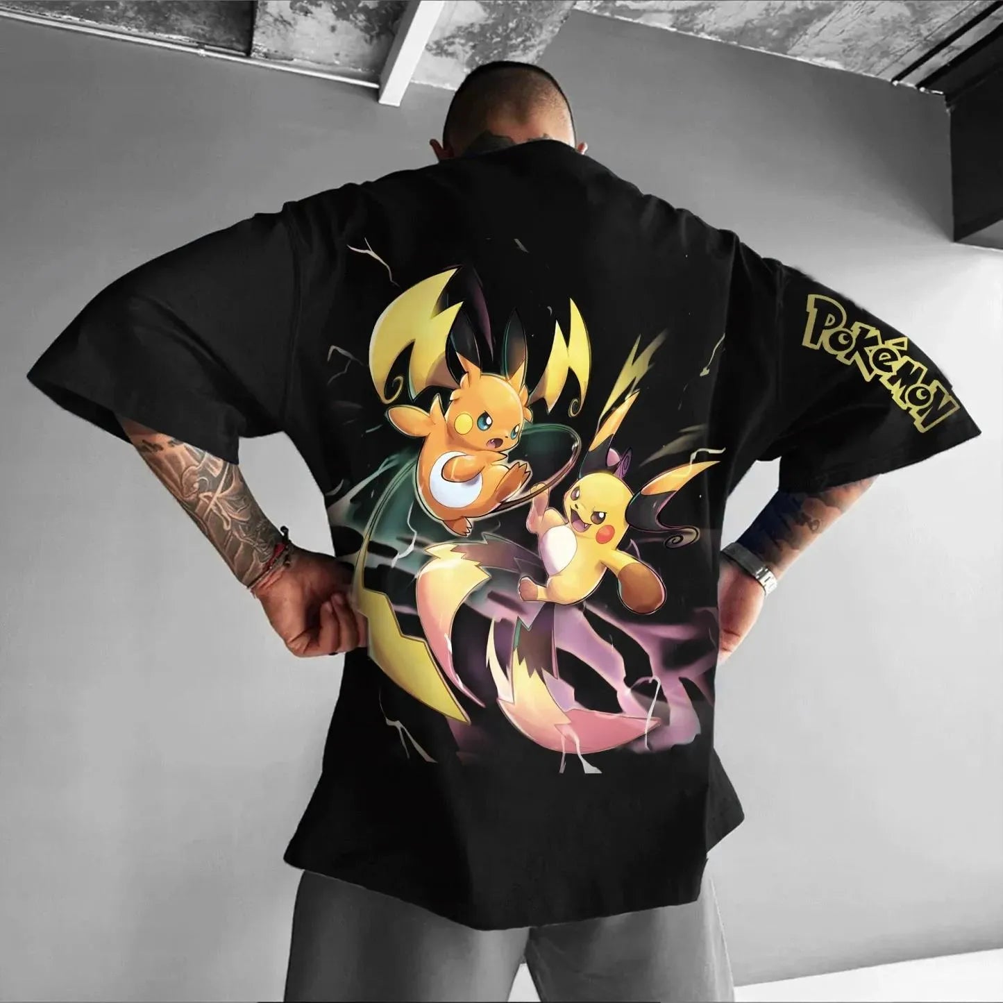 Pokémon Unisex Anime Pikachu shirt-Anime x kingdom