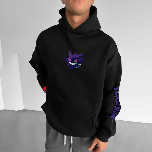 Pokémon Unisex Anime Gengar Hoodie-Anime x kingdom